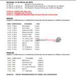HORARIOS