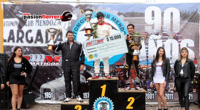 Franco Meschini ganó en la Fornula Cuyana el juvenil se llevó su primer GP Vendimia…
