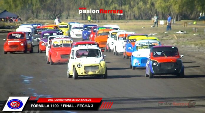 VIDEO: FORMULA 1100 – Series y Final 3° fecha Tradicionales San Carlos