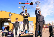 Angelo Caseli, la espero, la pensó y le arrebató la victoria a Ricardo Moreno en las últimas vueltas para llevarse lo más alto del podio para Chile en la Formula Cuyana…
