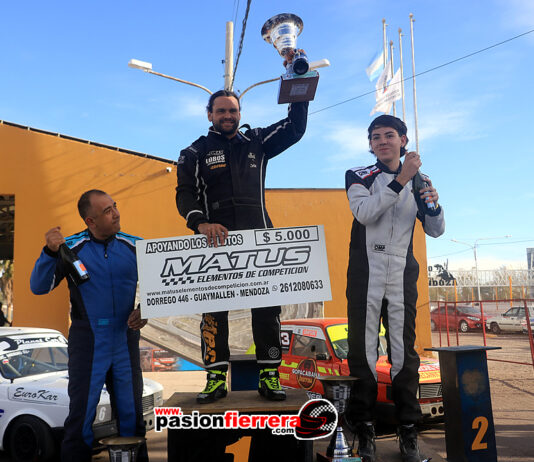 Tres al hilo, Juan Carlos Merino intratable en la Promocional Fiat, ganó la tercera fecha consecutiva…