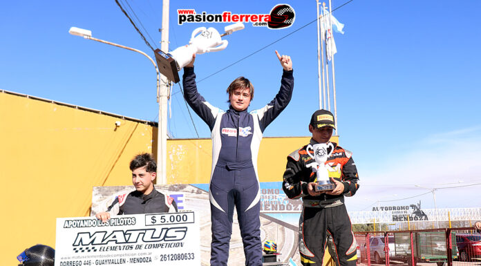 La Victoria nuevamente para Córdoba, Santino Gentile ganó en la Fórmula Cuyana…