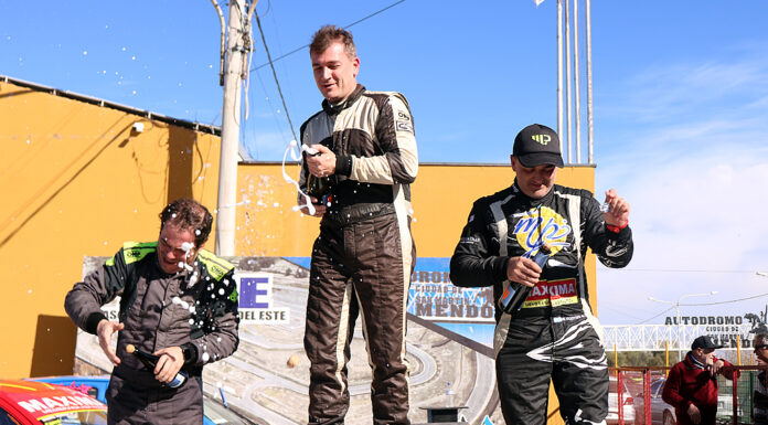 Caito Mole, Martín Pontoni y Maxi Martínez el podio de la Clase 2 en la cuarta fecha en San Martin…