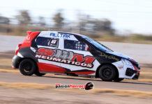 Cuando peleaba por el podio, Gaby Bombini debió desertar en San Martín.