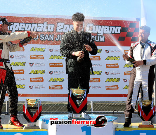 Ulises Campillay ganó, los Maggini padre e hijo, segundo y tercero en el TC Cuyano en Villicum San Juan…