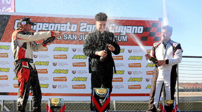 Ulises Campillay ganó, los Maggini padre e hijo, segundo y tercero en el TC Cuyano en Villicum San Juan…