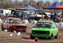 En pista Sebastián Guajardo en la Monomarca Fiat, en los papeles Marcelo Baccaro se alzó con la victoría….