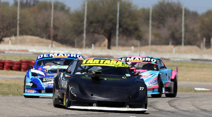 Tercera victoria para Ulises Campillay en el TC Cuyano, Luisito y Fabián Maggini completaron el podio en San Luis…