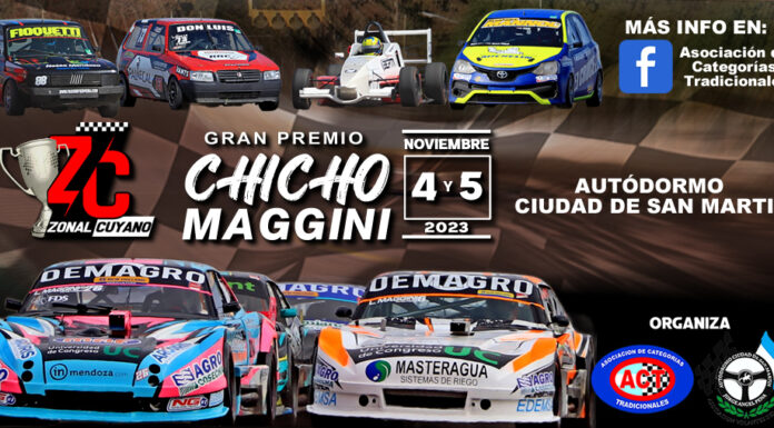 RPP y Cronograma de Actividades para la 8° fecha de Zonal Cuyano San Martin, Gran Premio “Chicho Maggini”…