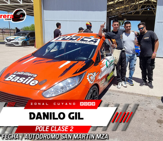 Con toda la confianza y de la mano de Macchi, Danilo Gil tiene la pole en la Clase 2….
