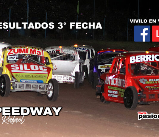 Speedway Resultados 3° fecha, autódromo Ciudad de San Rafael…