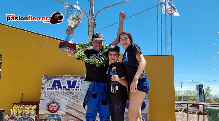 Alfredo Andino Campeón de la 850 Grupo 1, Juan Oliva Sub Campeón y Lucas Yañez 3°, La carrera fue ganada por Martin Aparo…