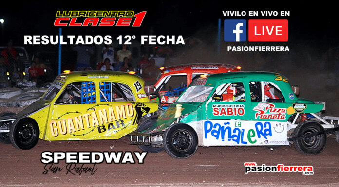 Speedway Resultados 12° fecha, autódromo Ciudad de San Rafael…