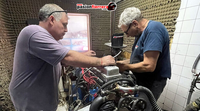 Mario Rivero Racing en el taller de “toto” Pereiro….