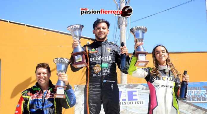 Nico Palau dueño de la Fórmula Cuyana, excelente trabajo de Daniela Ore y Ricardo Moreno que completaron el podio…