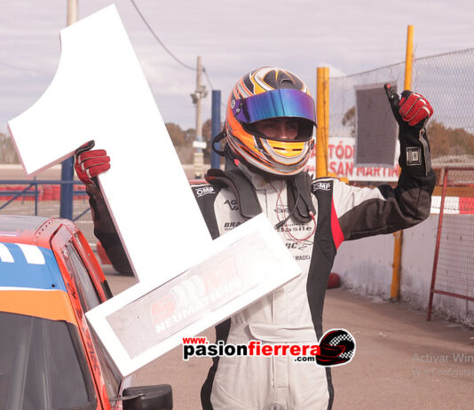 Cuarta ganada, Danilo Gil es el dueño del GP GITI Neumáticos San Miguel en el TP 1.4…