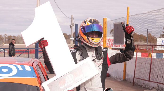 Cuarta ganada, Danilo Gil es el dueño del GP GITI Neumáticos San Miguel en el TP 1.4…