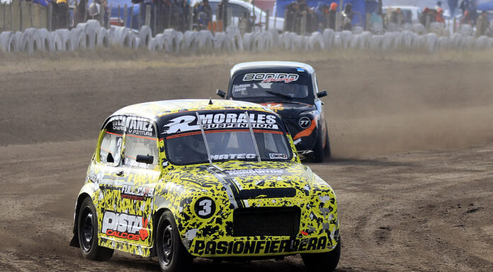 Lucas Yañe en lo más alto del podio de la 850 GRupo 1, la categoría abrió el espectáculo de las finales con las de 20 autos en pista…