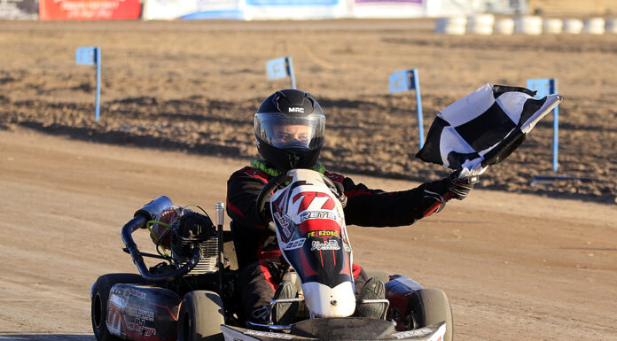 Bautista Reyes ganó la final B de Varilleros en su primera presentación del Campeonatp Sureño De Karting…