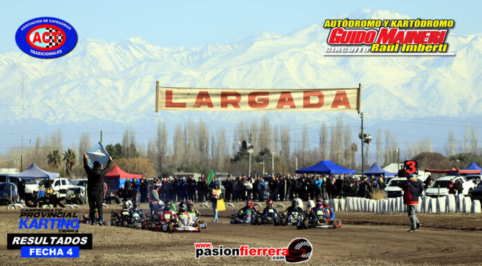 RESULTADOS FECHA 4 Campeonato Provincial de Karting Tierra, Kartódromo Guido Maineri