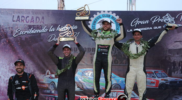 Cierre la fiesta tuerca del GP Vendimia, Nicolas Palau el invitado ganador, segundo Willy Sánchez y tercero Santiago Tambucci, cuarto quien se llevó todas las mirada Julian Santero…