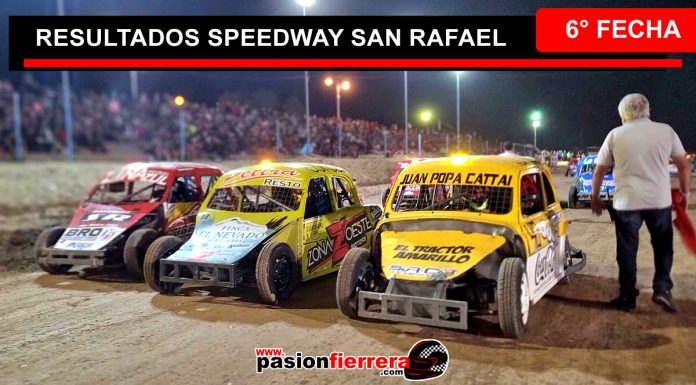 SPEEDWAY, Resultados 6° fecha Speedway San Rafael, temporada 2024