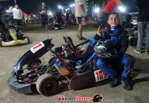 Luciano Blanco el primer ganador de la noche, el pequeño se quedó con la victoria en menores 110…