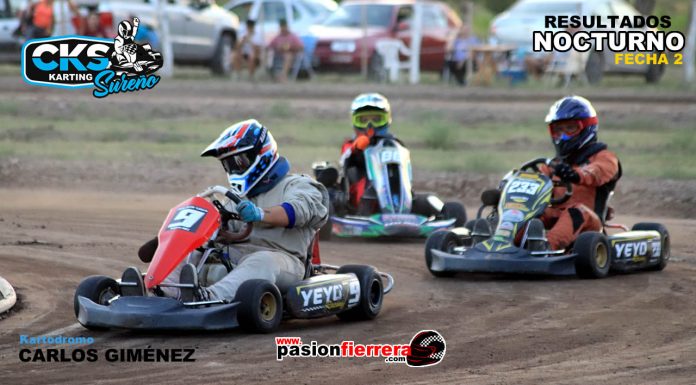 Resultados Fecha 2, CKS Sureño Nocturno, Kartódromo Carlos Giménez de Villa Atuel…