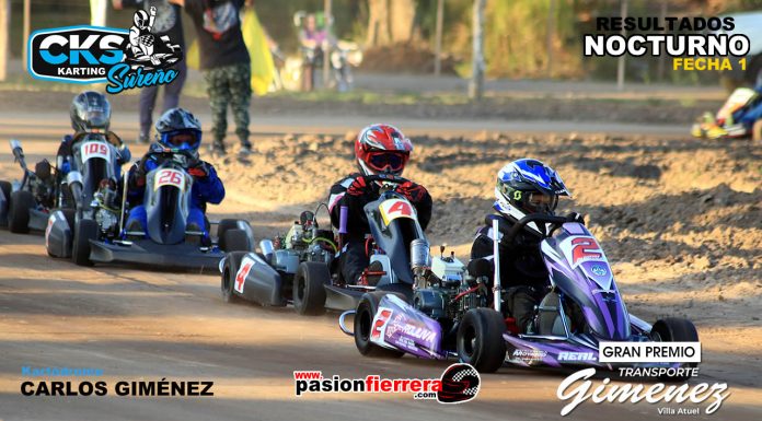 Resultados Fecha 1, CKS Sureño Nocturno, Kartódromo Carlos Giménez de Villa Atuel…