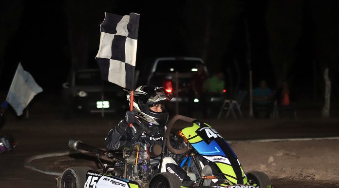 Lautaro Sini hizo la diferencia y gano en un carrerón de Menores 110cc