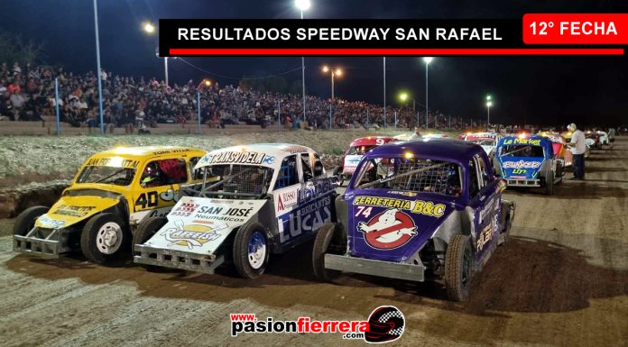 SPEEDWAY, Resultados 12° fecha Speedway San Rafael, temporada 2025