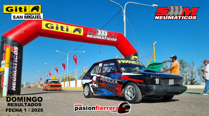 ZONAL CUYANO, Apertura 2025, Autódromo Ciudad de San Martín, Resultados Fecha 1…