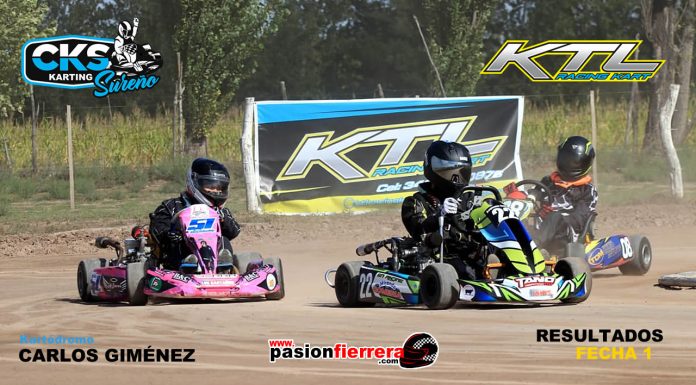CKS Sureño, Resultados 1° fecha Kartódromo Carlos Giménez, Villa Atuel…