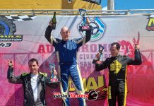 Gustavo Santibañez ganó la primera de la Clase 2, Rodrigo Mole y Máximo Martínez lo escoltaron