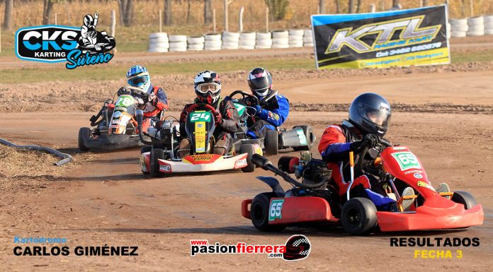 CKS Sureño, Resultados 3° fecha Kartódromo Carlos Giménez, Villa Atuel…