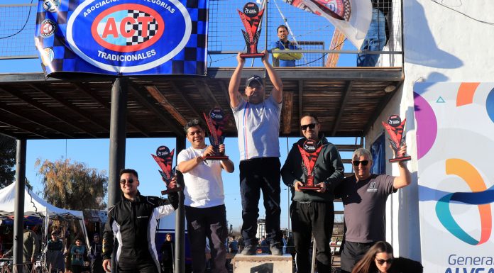 De local mando “Lito” Angel Rubio se llevó la final de la Fórmula 1100 sin discusiones…