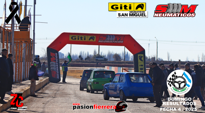 DOMINGO: Resultados Fecha 4, Zonal Cuyano Autódromo Ciudad de San Martín…