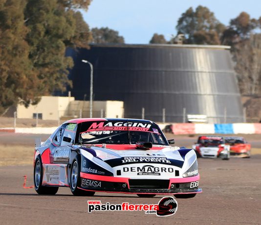 Luis Maggini padre volvió y ganó la primera serie del TC Cuyano