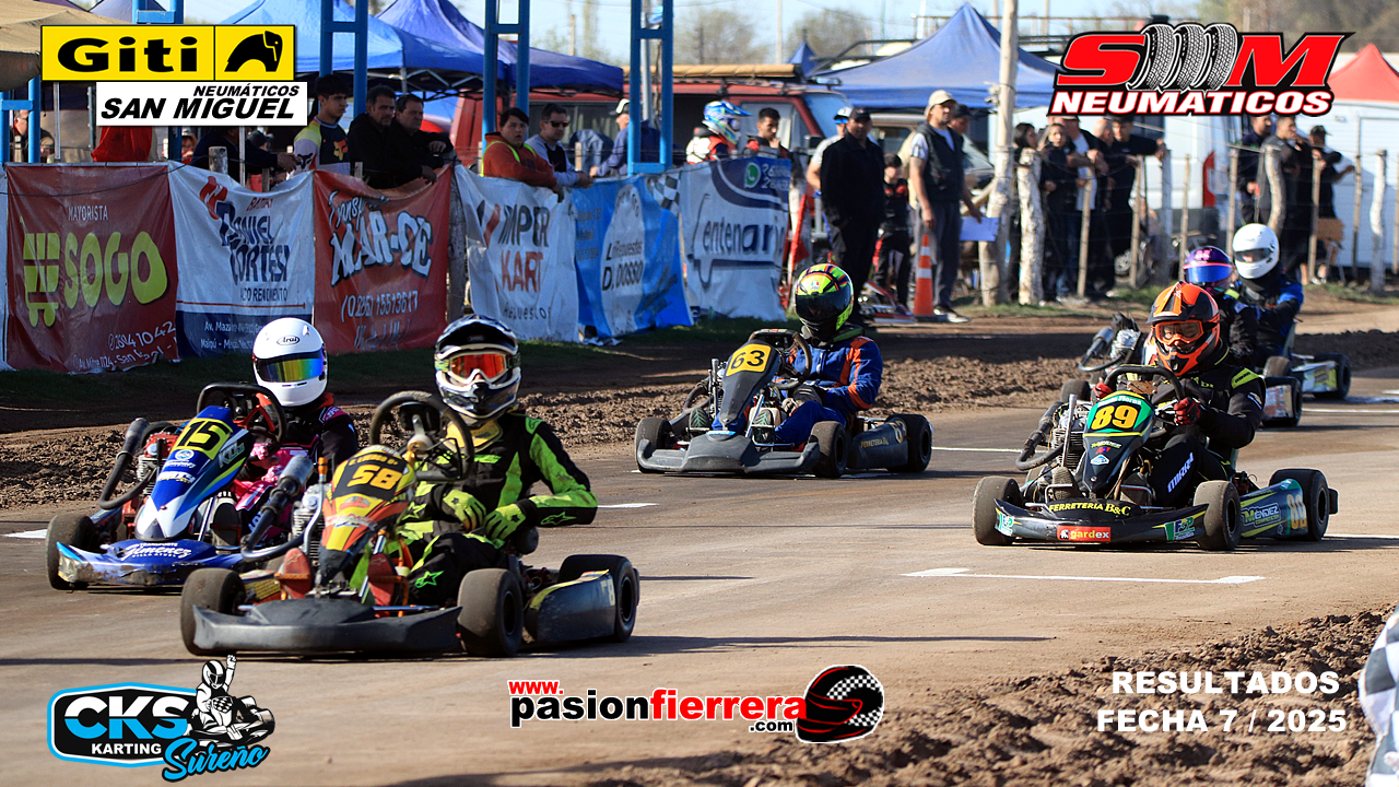 CKS Sureño, Resultados 7° fecha Kartódromo Carlos Giménez, Villa Atuel…