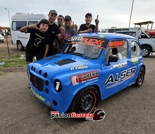 Alfredo Andino cerró la jornada sabatina en San Rafael con la pole positión en la 850 Grupo 1