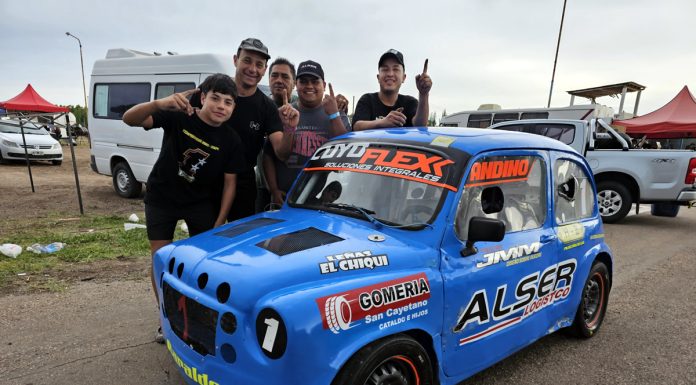 Alfredo Andino cerró la jornada sabatina en San Rafael con la pole positión en la 850 Grupo 1