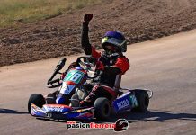 Martín González ganó pole, serie, final y vuelta record, descontó importantes puntos, la definición en Varilleros será en el GP Coronación con Briana Romeo…