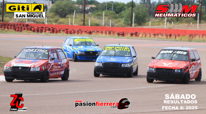 Resultados 8° fecha Zonal Cuyano, Autódromo Ciudad de San Martín 2025…