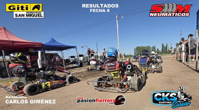 CKS Sureño, Resultados 8° fecha Kartódromo Carlos Giménez, Villa Atuel…