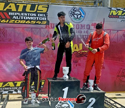 Juan Pabo Esteban en lo más alto del podio en Promocional Fiat, Fede Buj y Renzo Sabatini completaron el podio…