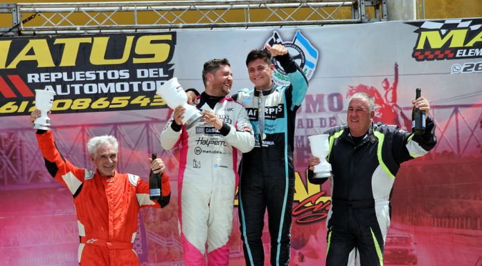Fabrizio Maggini ganó en la 8° del TC Cuyano, Luisito Maggini vuelve a calzarse la corona de Campeón…