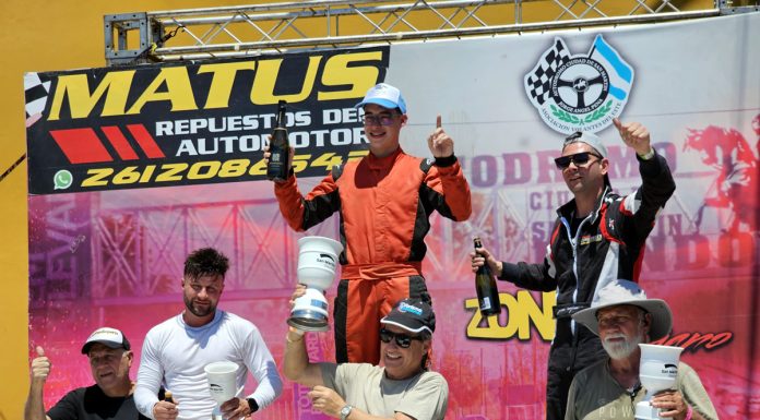 Nico Sabio y su primera victoria en el Turismo Pista, el sanrafaelino dominó de punta a punta, el Team Cimino se llevó es uno-dos- para el taller de Guaymallén…