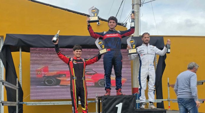 El campeón consagrado ganó en el Gran Premio Coronación, Luciano Vicino a lo mas alto del podio en la Fórmula Cuyana…