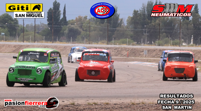 TRADICIONALES SÁBADO, RESULTADOS FECHA 9 AUTÓDROMO CIUDAD DE SAN MARTIN…