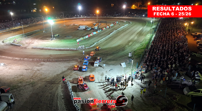 SPEEDWAY SAN RAFAEL, Resultados Fecha 6…